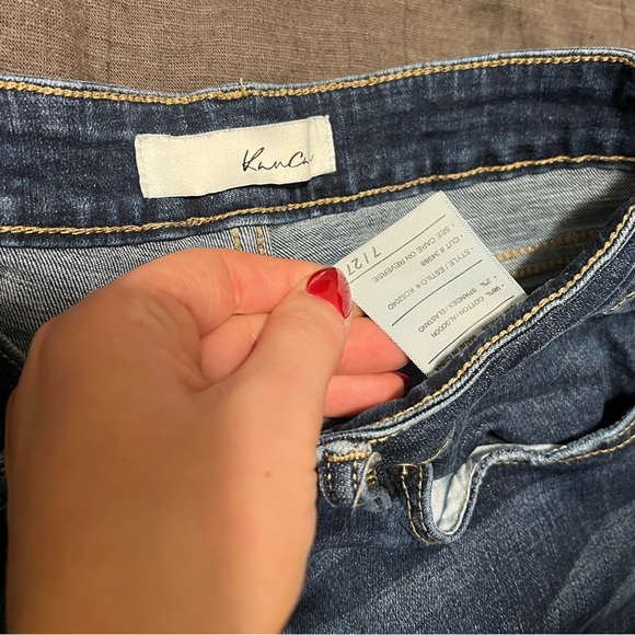 KANCAN DARK DENIM SKINNY JEANS - Picture 6 of 8